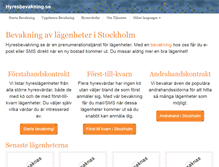 Tablet Screenshot of hyresbevakning.se